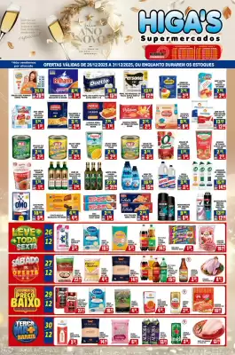 Folheto Higa's Supermercado (válido até 31-12)