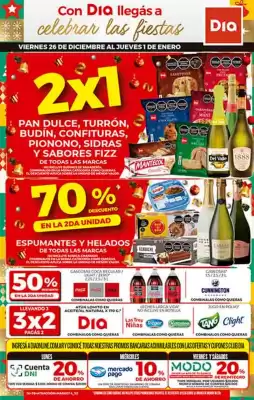 Folleto Supermercados DIA (válido hasta 1-01)