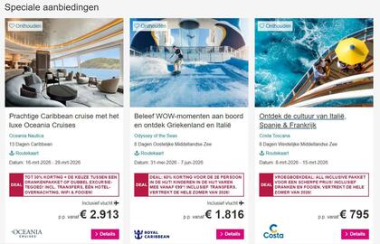 Cruise Travel folder week 52 Pagina 1