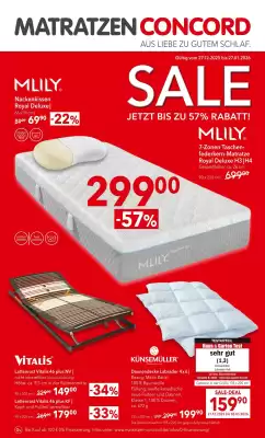Matratzen Concord Prospekt (gültig bis 27-01)