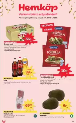 Hemköp reklamblad (giltig till och med 4-01)
