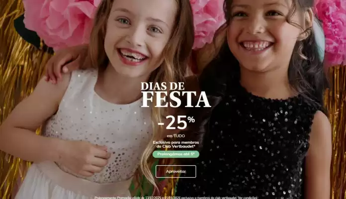 Folheto Vertbaudet (válido até 1-01)