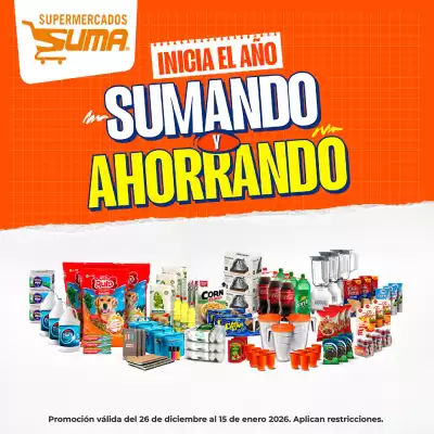 Folleto Suma Supermercados (válido hasta el 15-01)