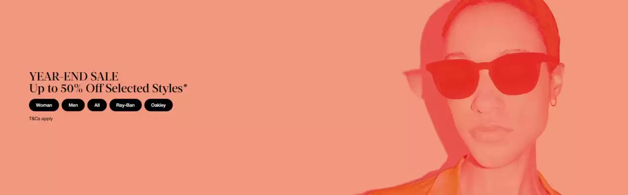 Sunglass Hut catalogue (valid until 2-01)