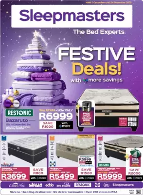 Sleepmasters catalogue (valid until 28-12)