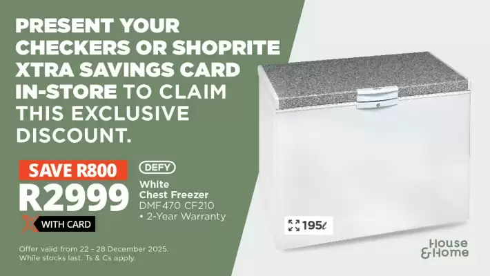 House & Home catalogue (valid until 28-12)