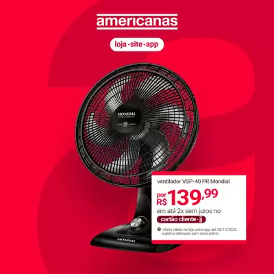 Encarte Lojas Americanas (válido até 28-12)
