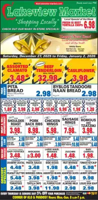 Lakeview Market flyer (valid until 2-01)