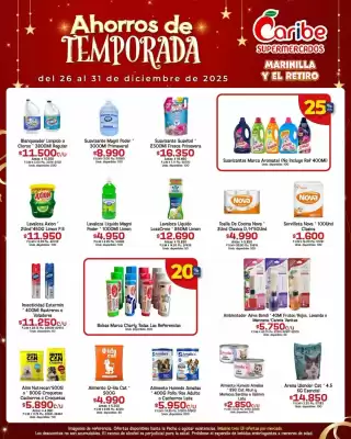 Catálogo Caribe Supermercados (válido hasta 31-12)
