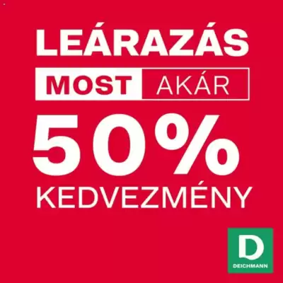 Deichmann akciós újság (érvényes eddig: 7-01)
