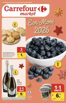 Carrefour Market folder (geldig t/m 6-01)