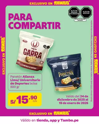 Catálogo Tambo (válido hasta 15-01)