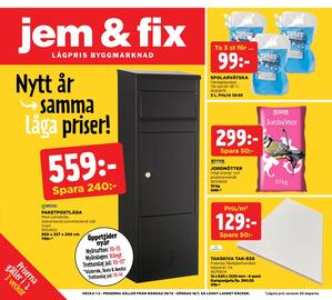 Jem&Fix reklamblad Sida 1