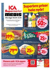 ICA Supermarket reklamblad vecka 1 Sida 1