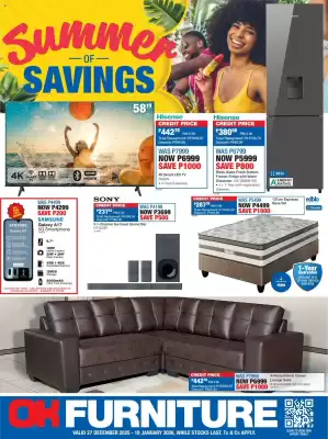 OK Furniture catalogue (valid until 18-01)