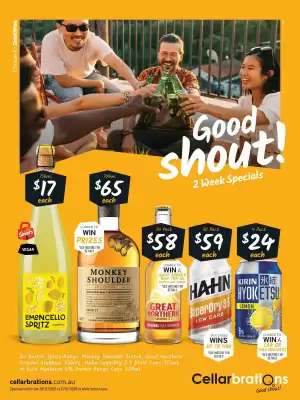 Cellarbrations catalogue (valid until 11-01)