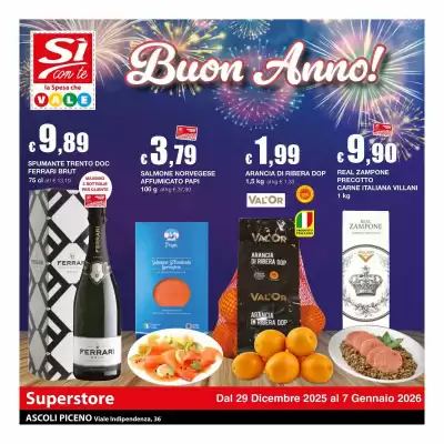 Volantino Sì con te Superstore (valido fino al 7-01)