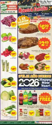 Supermercado Nuestra Familia weekly ad (valid until 3-01)
