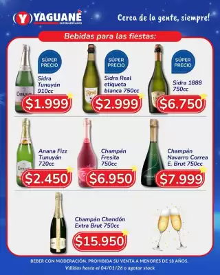 Catálogo Yaguane Supermercados (válido hasta 4-01)