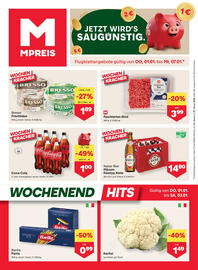 MPreis Flugblatt woche 1 Seite 1