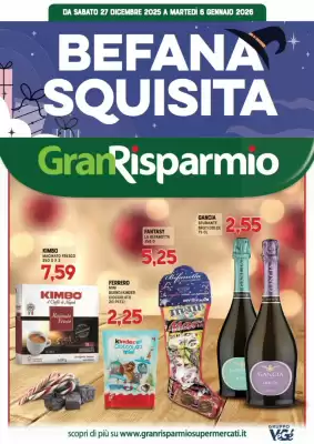 Volantino Gran Risparmio (valido fino al 6-01)
