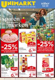Unimarkt Flugblatt woche 1 Seite 1