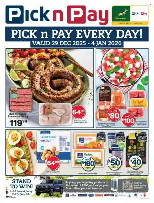 Pick n Pay catalogue (valid until 4-01)