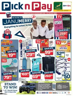 Pick n Pay catalogue (valid until 25-01)