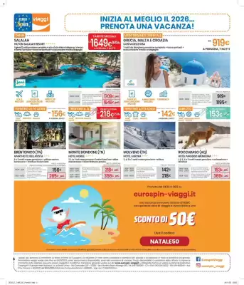 Catalogo Eurospin Viaggi (valido fino al 4-01)