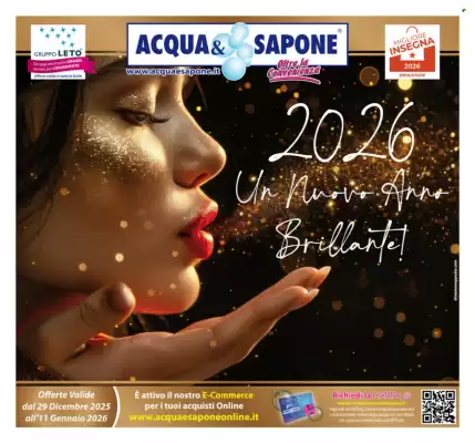 Volantino Acqua & Sapone (valido fino al 11-01)