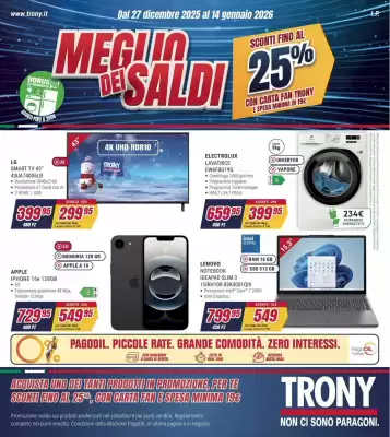 Volantino Trony