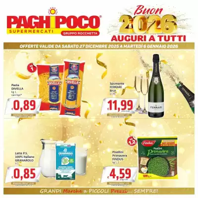 Volantino Paghi Poco (valido fino al 6-01)