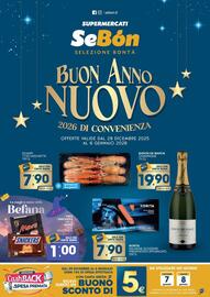 Volantino SeBón Supermercati Pagina 1