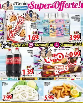Volantino Il Genio Supermercato (valido fino al 4-01)
