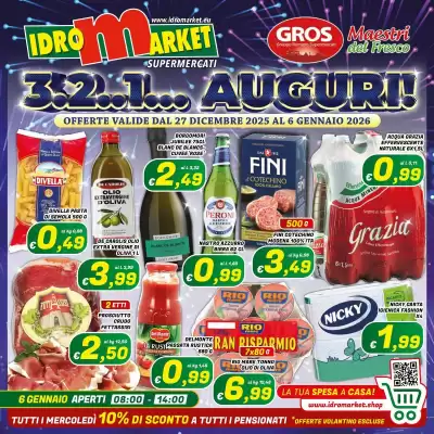 Volantino Idromarket (valido fino al 6-01)