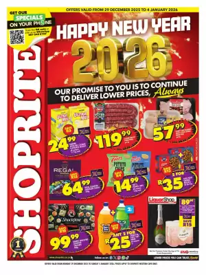 Shoprite catalogue (valid until 4-01)
