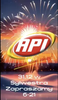 API MARKET gazetka (wa偶no艣膰 do 31-12)