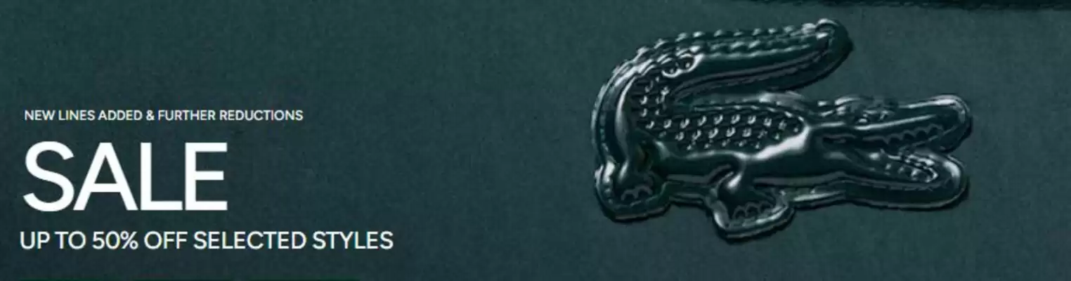 Lacoste catalogue (valid until 11-01)