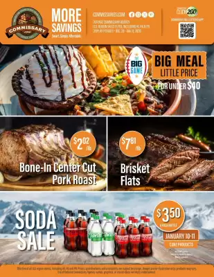 Commissary weekly ad (valid until 11-01)