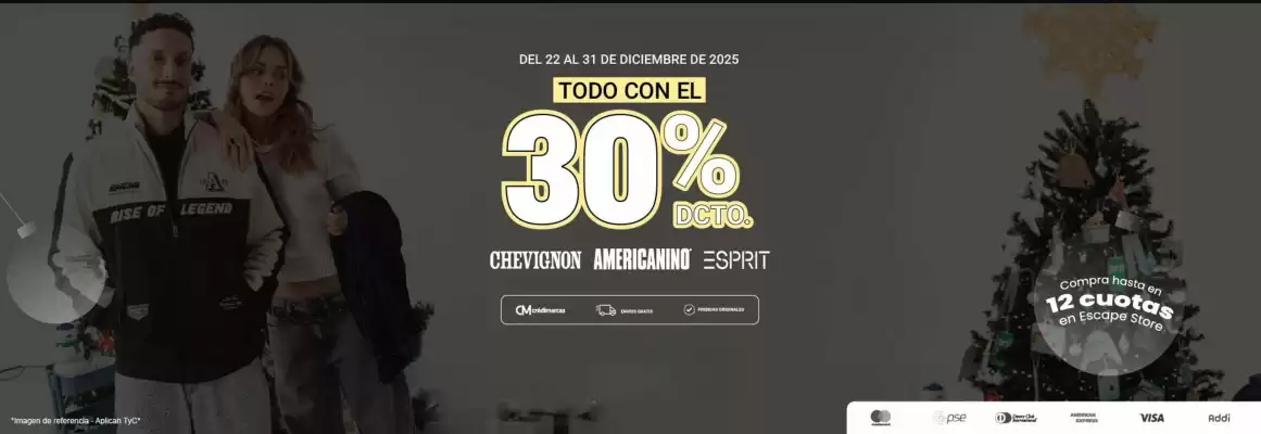 Catálogo Escape (válido hasta 31-12)