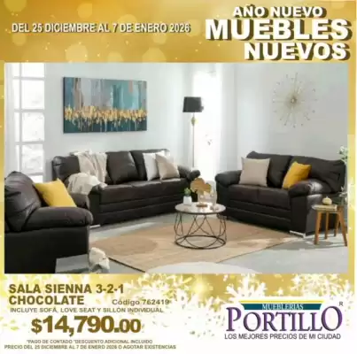 Catálogo Mueblerías Portillo (válido hasta 7-01)