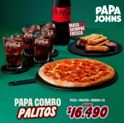 Catálogo Papa John's (válido hasta 4-01)