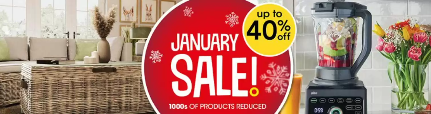 Wilko leaflet (valid until 2-01)