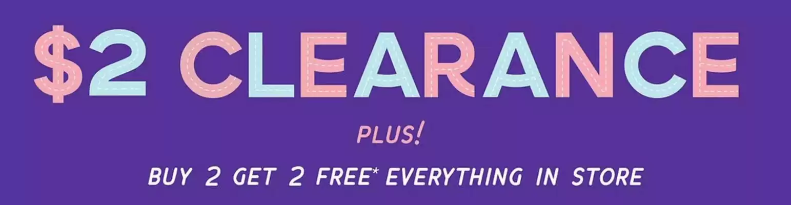 Claire's catalogue (valid until 9-01)