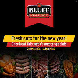 Bluff Meat Supply catalogue week 1 Page 1