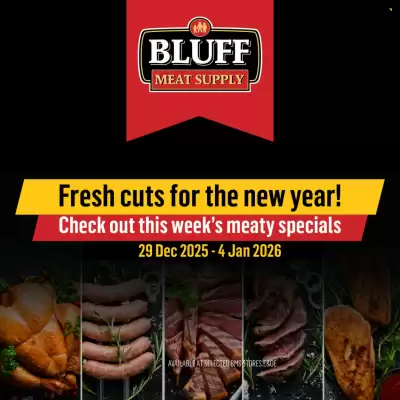 Bluff Meat Supply catalogue (valid until 4-01)
