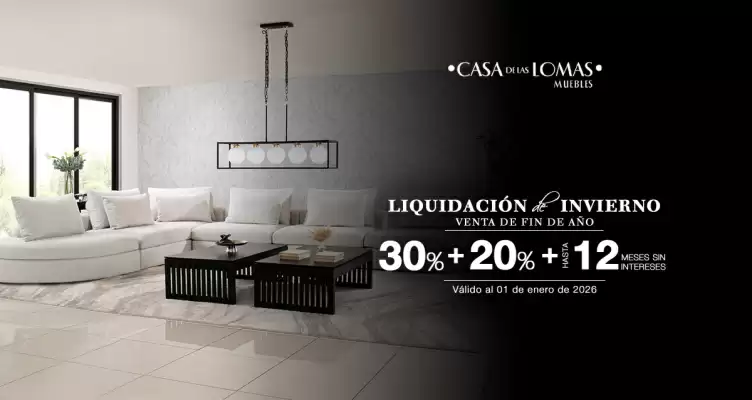 Catálogo Casa de las Lomas (válido hasta 1-01)