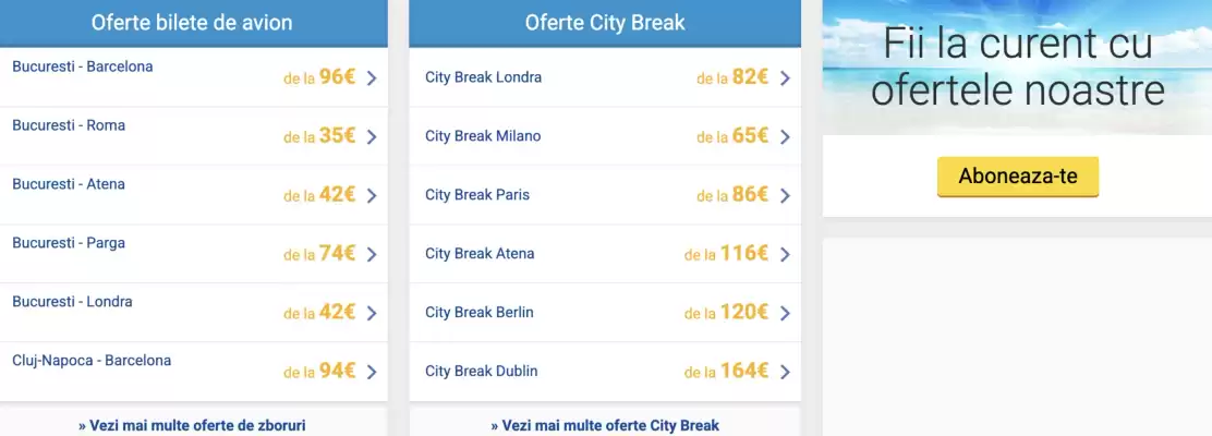 Catalog Aerotravel (valid până la 4-01)