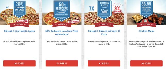 Catalog Domino's Pizza săptămâna 1 Pagină 1