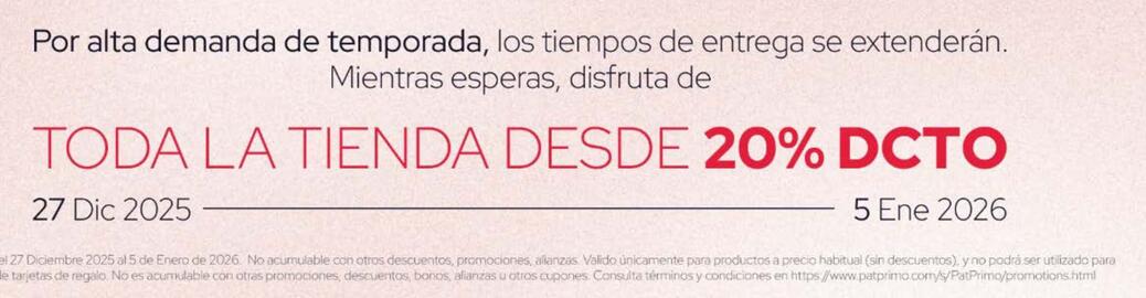 Catálogo Pat Primo semana 1 Página 1